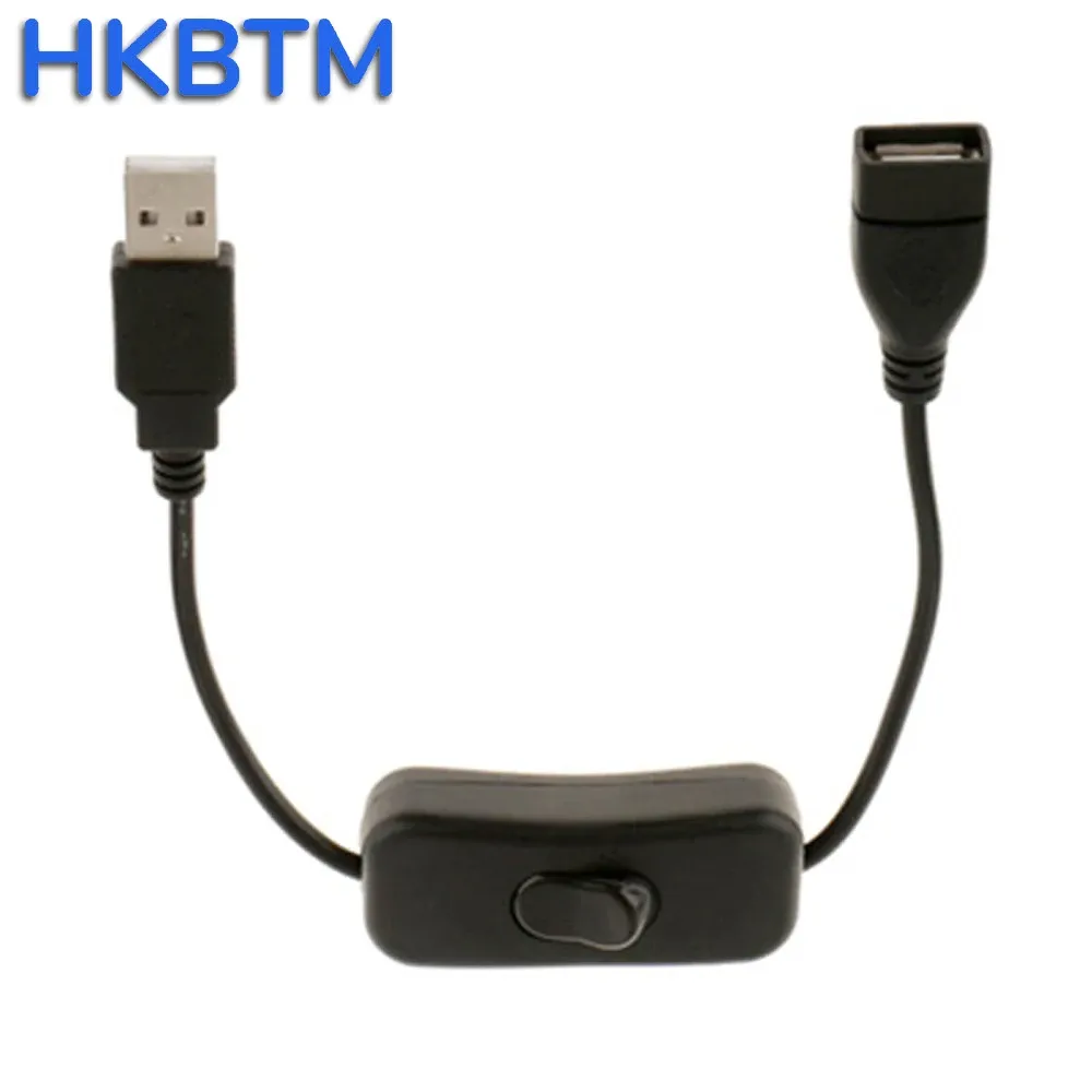 28cm USB Cable with Switch ON/OFF Cable Extension Toggle for USB Lamp USB Fan Power Supply Line Durable HOT SALE Adapter 5
