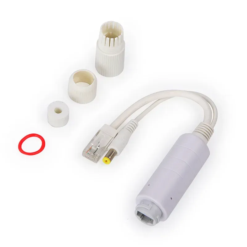 48V to 12V POE Spliter Waterprrof With Video And Power Adapter Cable Supply Module Injector for IP Camera Extender