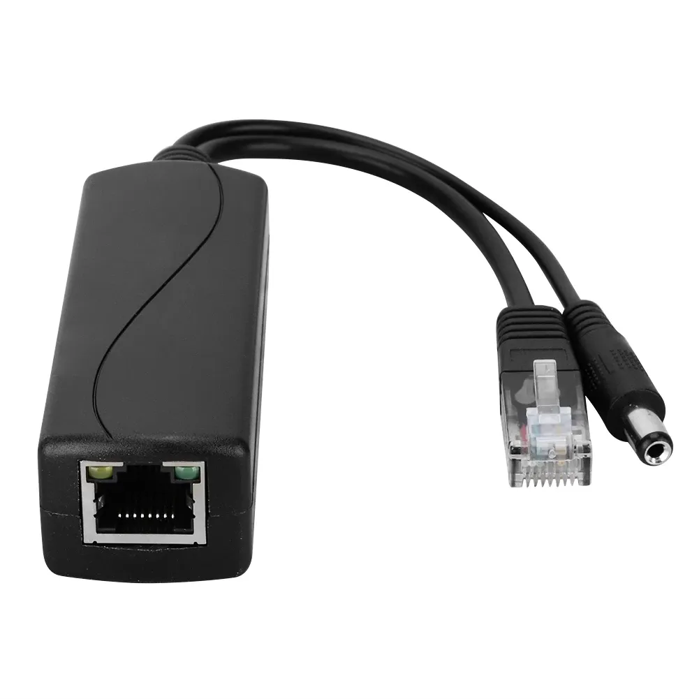 12V POE Connectors Adapter Cable Splitter Injector Power Supply for Huawei for Hikvision 2022 New 4