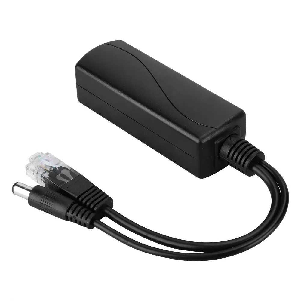 12V POE Connectors Adapter Cable Splitter Injector Power Supply for Huawei for Hikvision 2022 New 5