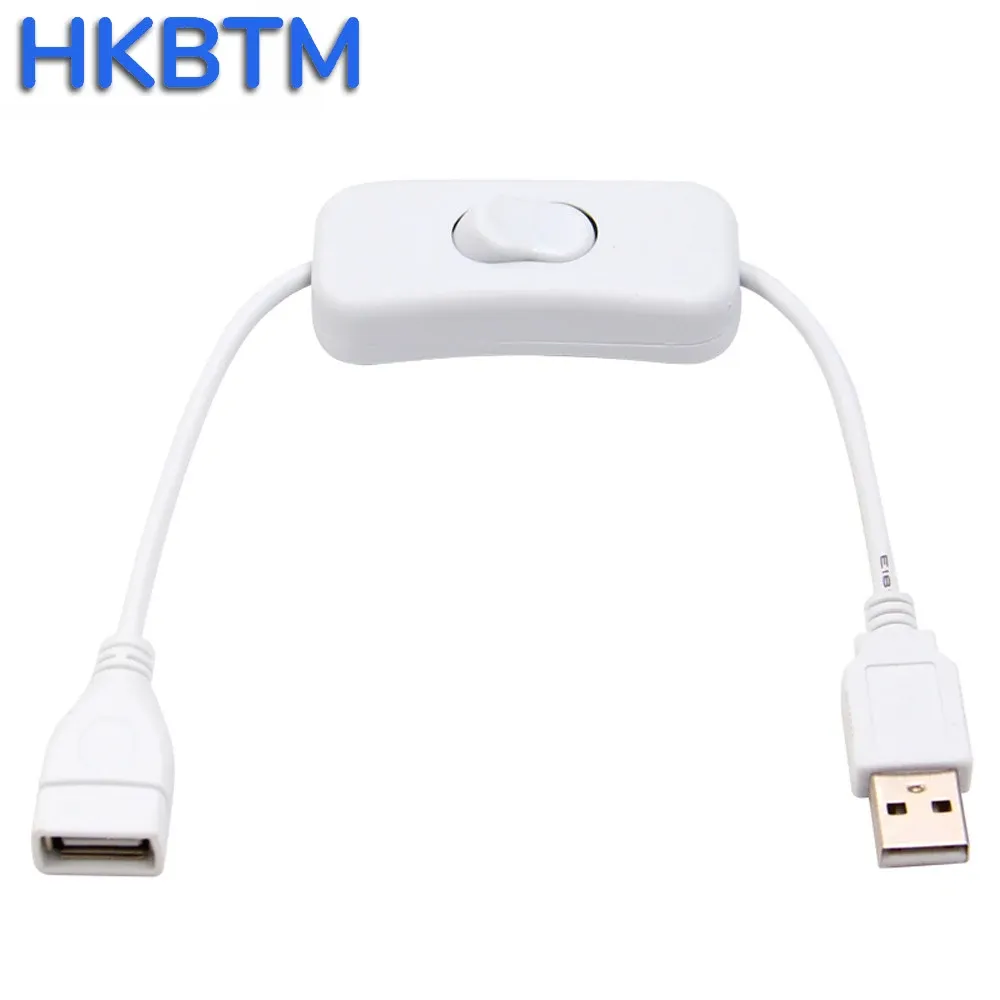 28cm USB Cable with Switch ON/OFF Cable Extension Toggle for USB Lamp USB Fan Power Supply Line Durable HOT SALE Adapter