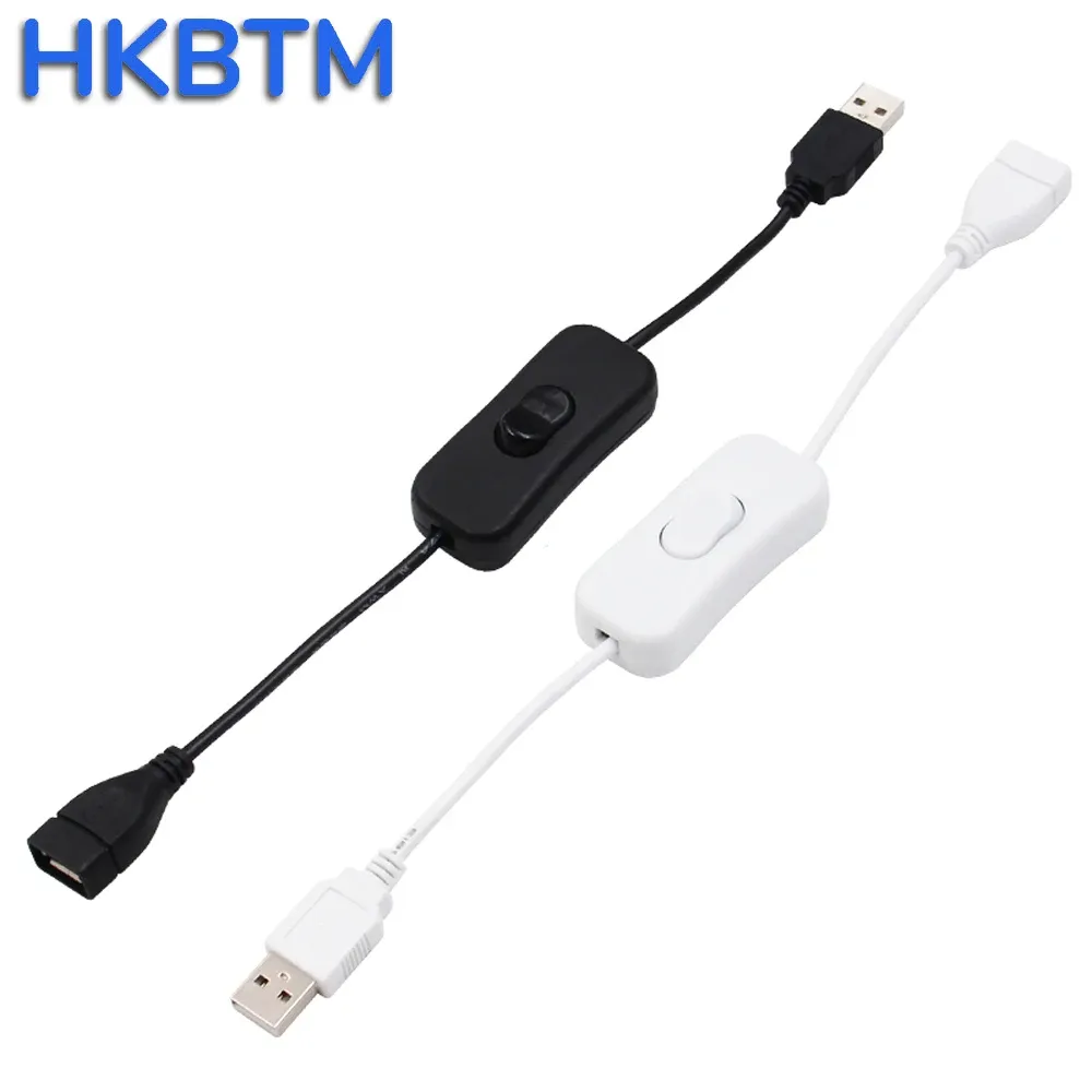 28cm USB Cable with Switch ON/OFF Cable Extension Toggle for USB Lamp USB Fan Power Supply Line Durable HOT SALE Adapter
