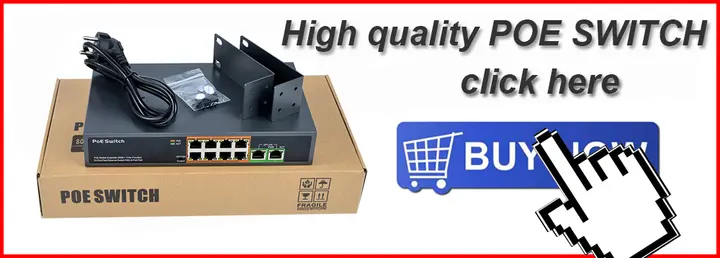 HKBTM 12V POE Connectors Adapter Cable Splitter Injector Power Supply for Huawei for Hikvision 2022 New detail