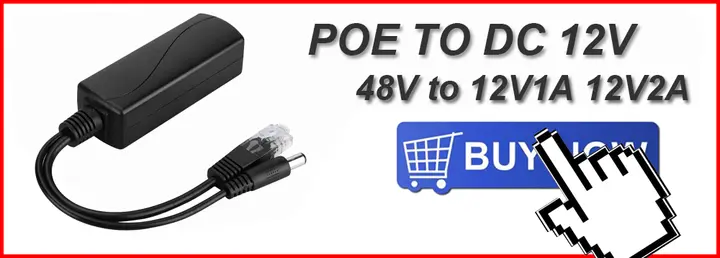 HKBTM 2 Port POE Extender 100Mbps with IEEE 802.3af Standard for NVR IP Camera AP IP VOICE POE Extend 100 meters for POE range detail