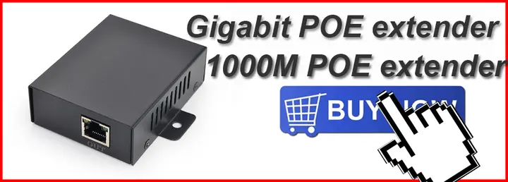 HKBTM 12V POE Connectors Adapter Cable Splitter Injector Power Supply for Huawei for Hikvision 2022 New detail