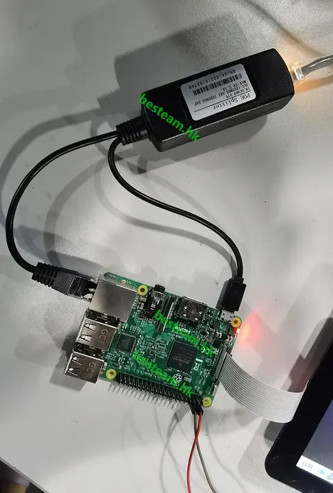 HKBTM POE Splitter 48V To 5V 12V Micro USB tpye-C BarrelJack Power Supply for Huawei for Hikvision for Bobcat for Raspberry Pi detail